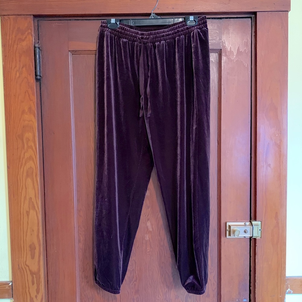 Velvet drawstring joggers from Gap